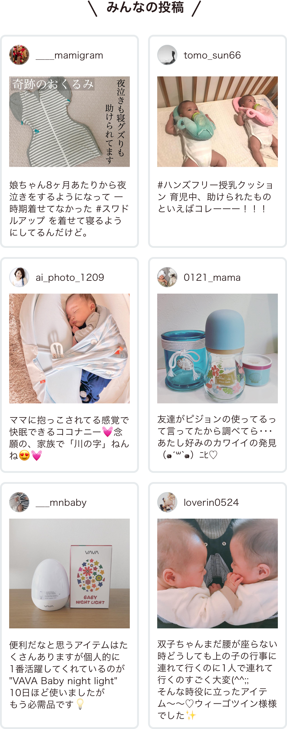 みんなの投稿例