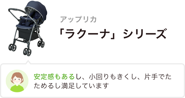 アップリカ 「ラクーナ」シリーズ