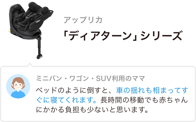 アップリカ 「ディアターン」シリーズ